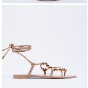 Zara leather sandal